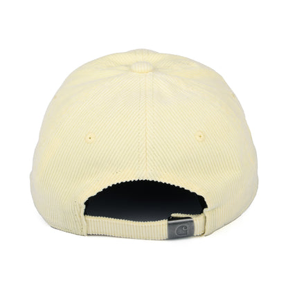 Carhartt WIP Hats Harlem Corduroy Baseball Cap - Light Yellow