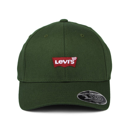Levi's Hats Mid Batwing Flexfit Baseball Cap - Army Green