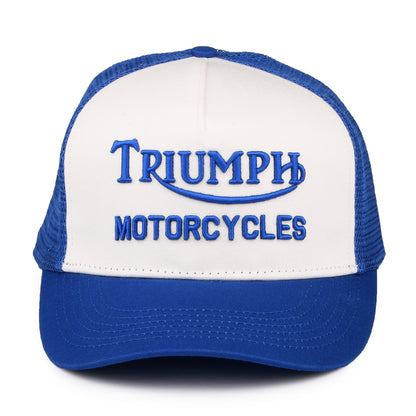 Triumph Motorcycles Oil Trucker Cap - Blue-White