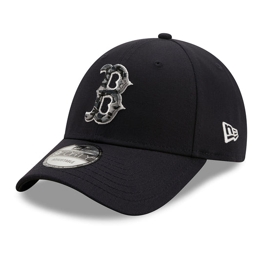 New Era 9FORTY Boston Red Sox Baseball Cap - MLB Camo Infill - Midnight-Camo