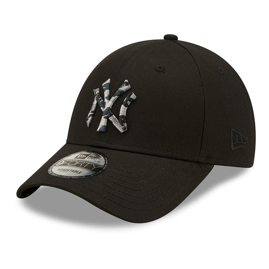 New Era 9FORTY New York Yankees Baseball Cap - MLB Camo Infill II - Black-Camo