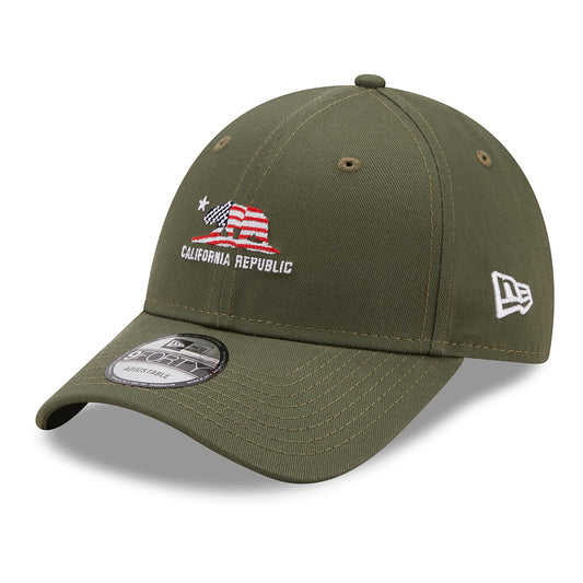 New Era 9FORTY California Baseball Cap - Cali - Olive
