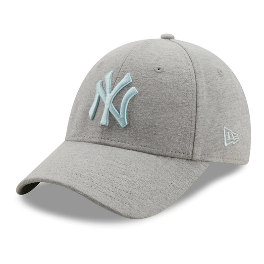 New Era Womens 9FORTY New York Yankees Baseball Cap - MLB Jersey - Grey-Light Blue