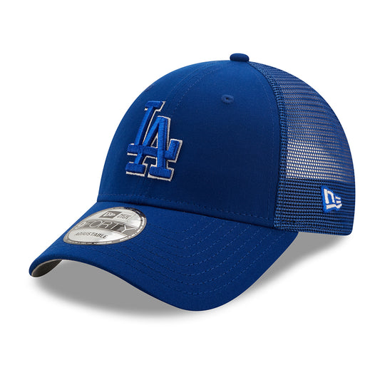 New Era 9FORTY L.A. Dodgers Trucker Cap - MLB Home Field - Royal Blue