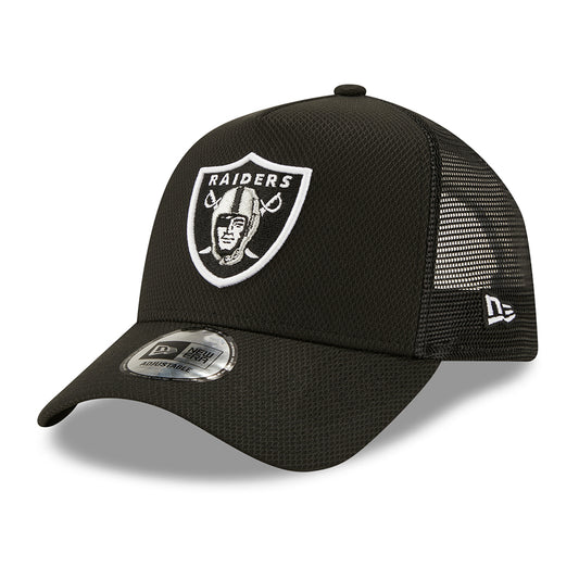 New Era A-Frame Las Vegas Raiders Trucker Cap - MLB Diamond Era - Black
