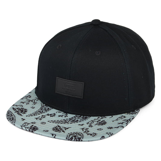 Vans Hats Allover It Paisley Snapback Cap - Black-Green