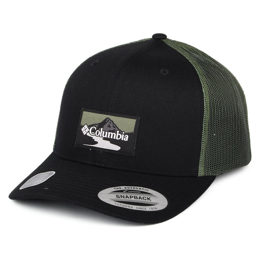 Columbia Hats Mesh Trucker Cap - Black-Green