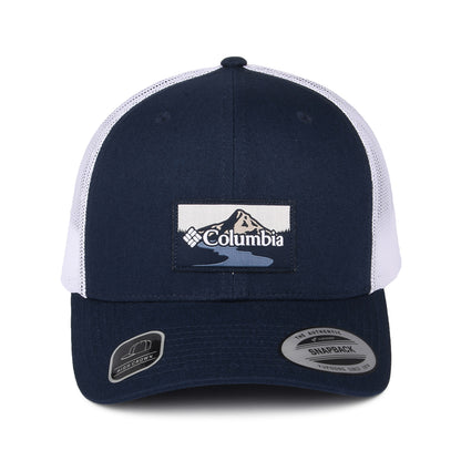 Columbia Hats Mesh Trucker Cap - Navy-White