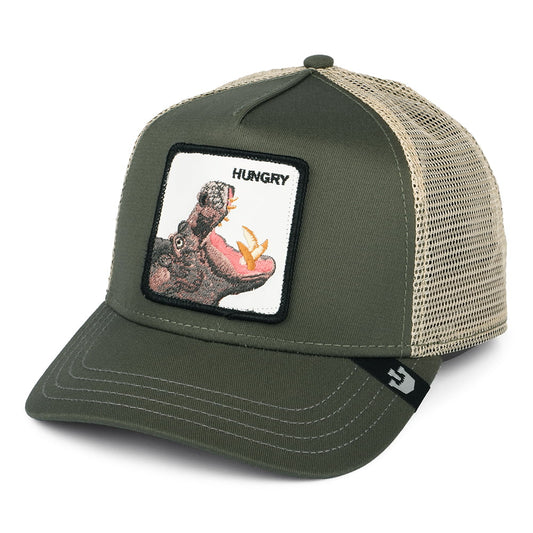Goorin Hippo Hooray Trucker Cap - Olive