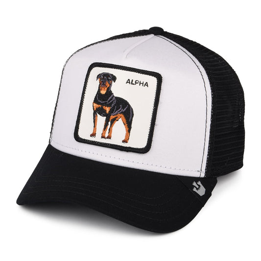 Goorin Alpha Dog Trucker Cap - Black-White