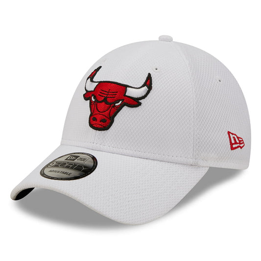 New Era 9FORTY Chicago Bulls Baseball Cap - NBA Diamond Era - White