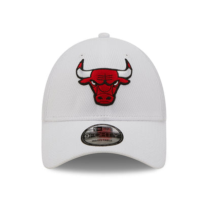 New Era 9FORTY Chicago Bulls Baseball Cap - NBA Diamond Era - White