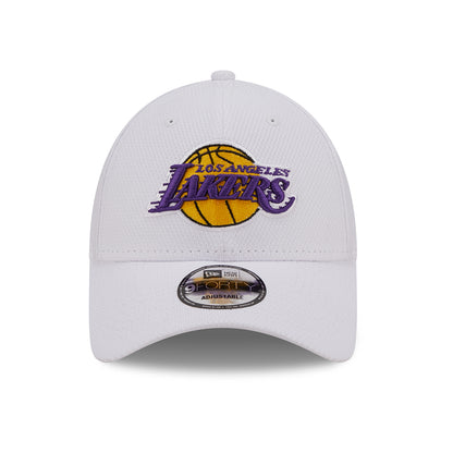 New Era 9FORTY L.A. Lakers Baseball Cap - NBA Diamond Era - White