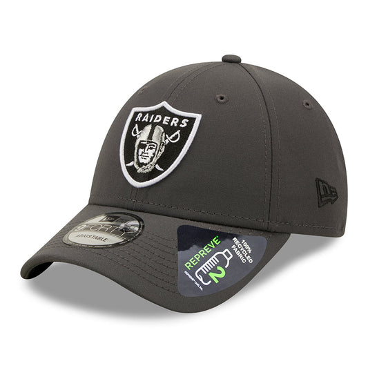 New Era 9FORTY Las Vegas Raiders Baseball Cap - NFL Monochrome - Graphite
