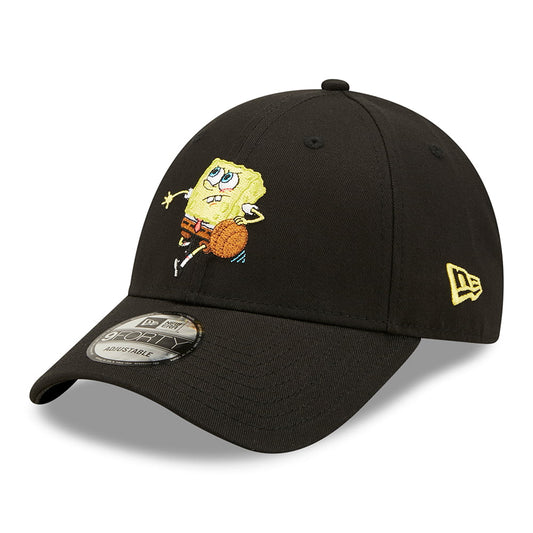 New Era 9FORTY SpongeBob SquarePants Baseball Cap - Sporty Sponge - Black