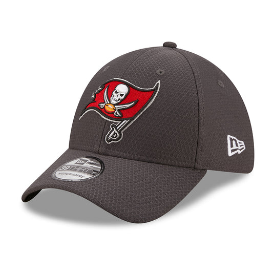New Era 39THIRTY Tampa Bay Buccaneers Baseball Cap - NFL Hex Tech - Grey