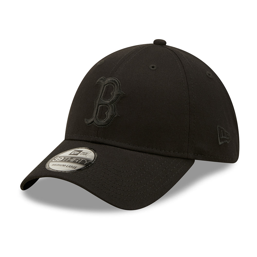 New Era 39THIRTY Boston Red Sox Baseball Cap - MLB League Essential II - Black