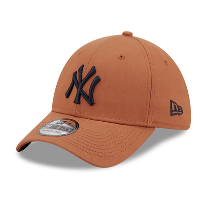 New Era 39THIRTY New York Yankees Baseball Cap - MLB League Essential - Toffee-Navy