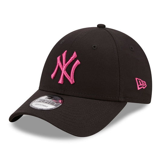 New Era 9FORTY New York Yankees Baseball Cap - MLB League Essential - Black-Purple