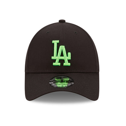 New Era 9FORTY L.A. Dodgers Baseball Cap - MLB Neon Pack - Black-Green