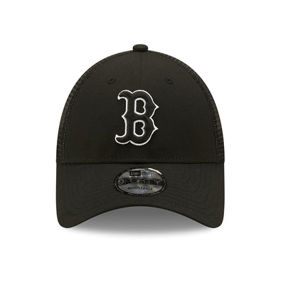 New Era 9FORTY Boston Red Sox Trucker Cap - MLB Home Field - Black