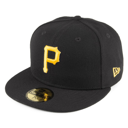 New Era 59FIFTY Pittsburgh Pirates Baseball Cap - MLB On Field AC Perf - Black