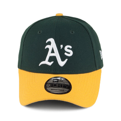 New Era 9FORTY Oakland Athletics Baseball Cap - MLB The League - Green-Yellow