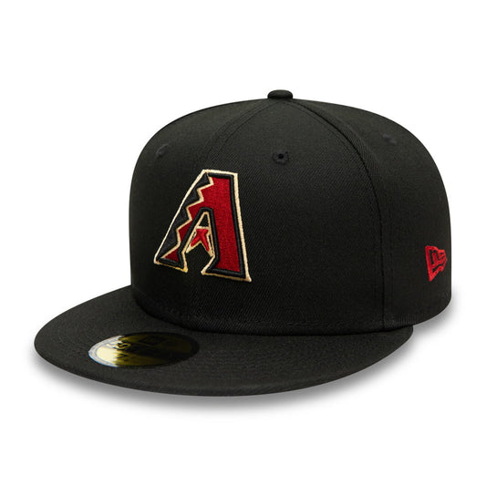 New Era 59FIFTY Arizona Diamondbacks Baseball Cap - MLB On Field AC Perf - Black