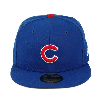 New Era 59FIFTY Chicago Cubs Baseball Cap - MLB On Field AC Perf - Blue