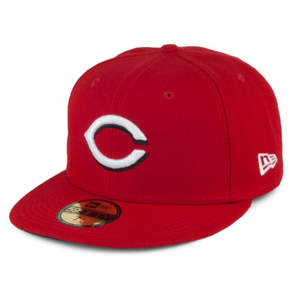 New Era 59FIFTY Cincinnati Reds Baseball Cap - MLB On Field AC Perf - Red