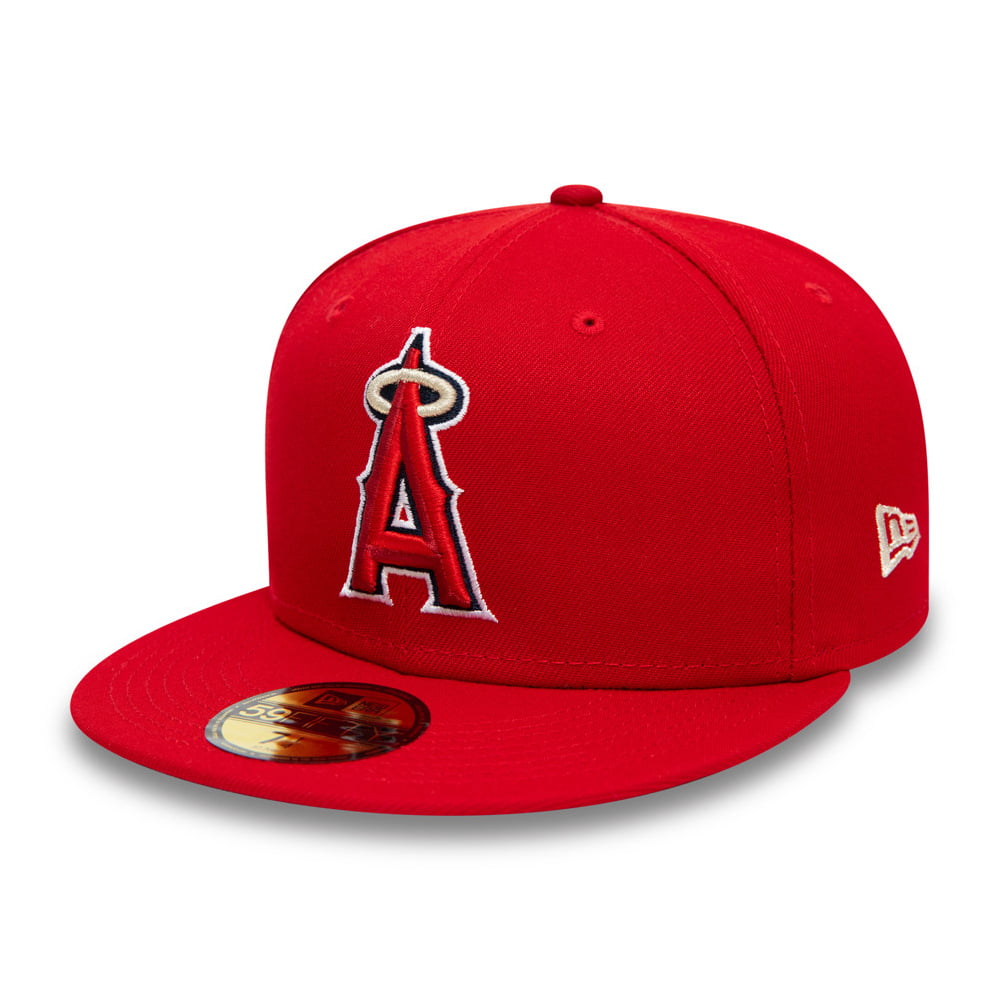 New Era 59FIFTY Los Angeles Angels Baseball Cap - MLB On Field AC Perf - Red