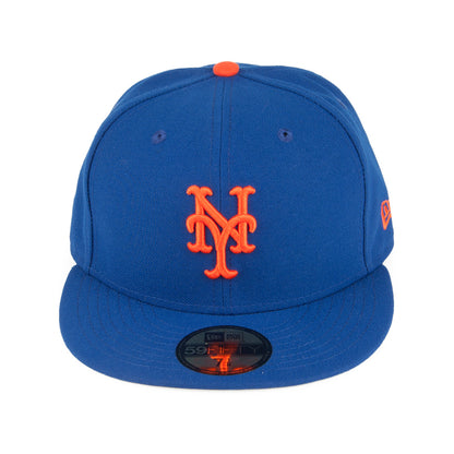 New Era 59FIFTY New York Mets Baseball Cap - MLB On Field AC Perf - Blue