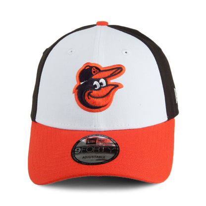 New Era 9FORTY Baltimore Orioles Baseball Cap - MLB The League - White-Orange