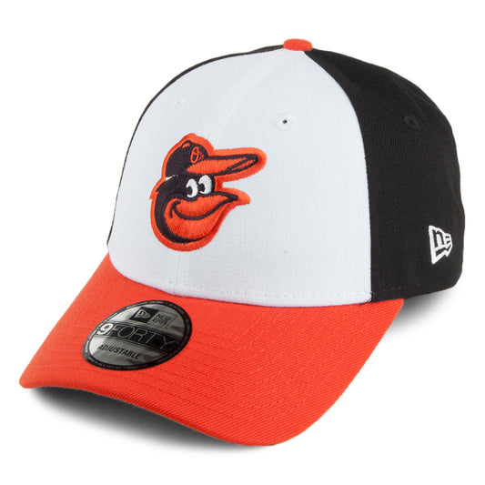 New Era 9FORTY Baltimore Orioles Baseball Cap - MLB The League - White-Orange