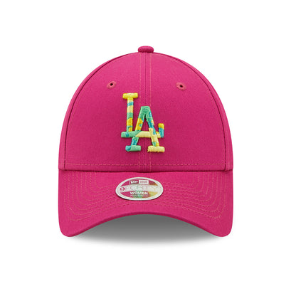 New Era Womens 9FORTY L.A. Dodgers Baseball Cap - MLB Camo Infill - Pink-Camouflage