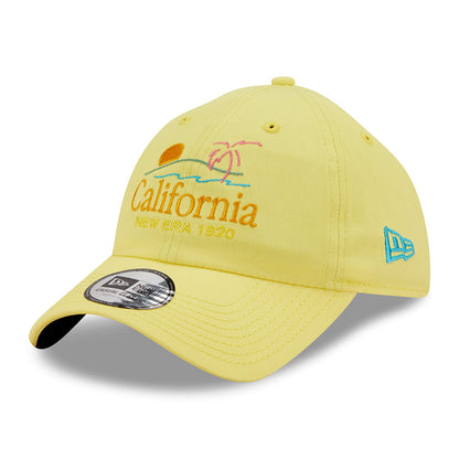 New Era 9TWENTY California Baseball Cap - Script Casual Classic - Yellow
