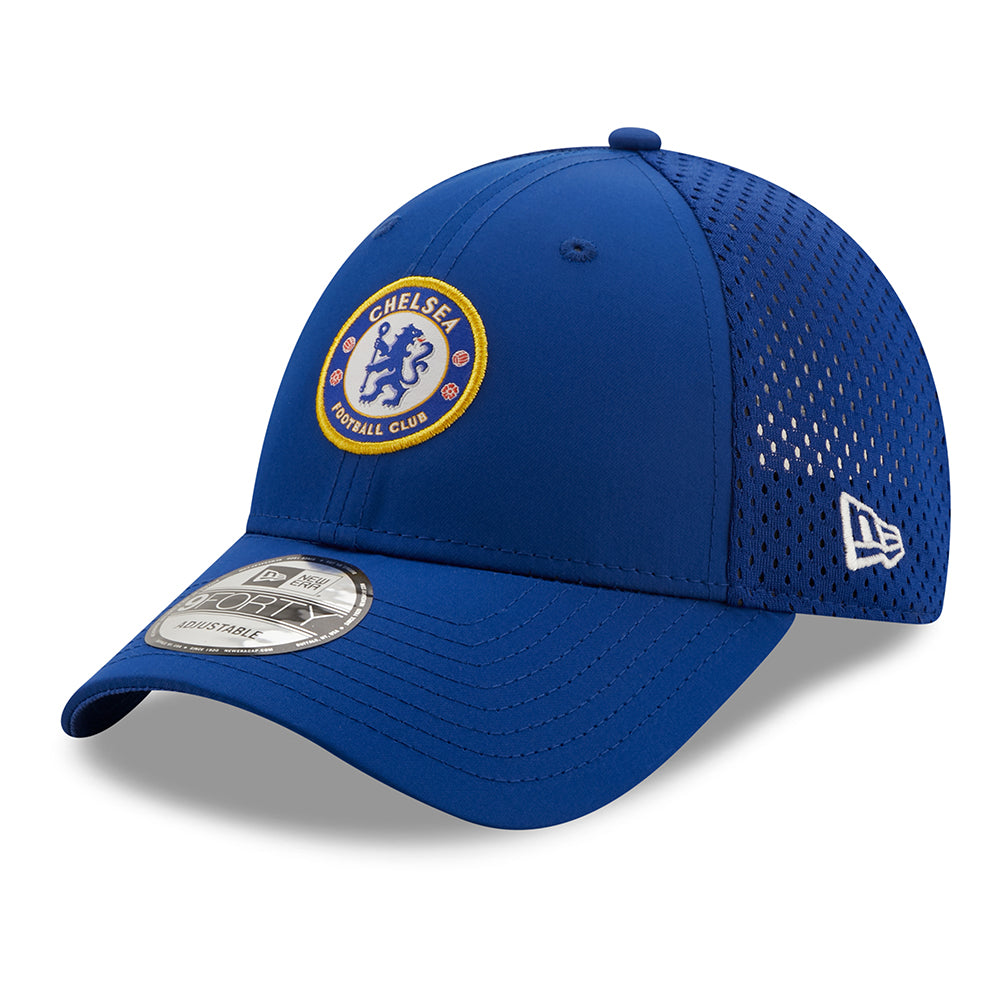 New Era 9FORTY Chelsea FC Baseball Cap - Rear Arch - Blue