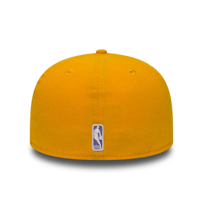 New Era 59FIFTY L.A. Lakers Baseball Cap - NBA Essential - Yellow-Purple