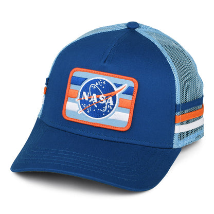 NASA Tri-Colour Trucker Cap - Blue