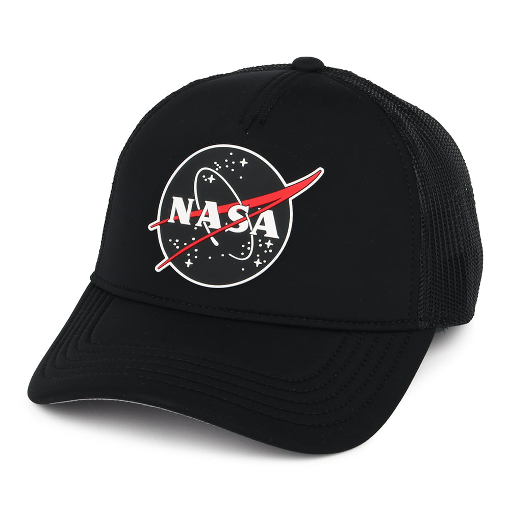 NASA Riptide Valin Trucker Cap - Black