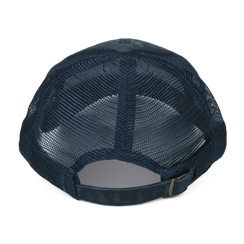 NASA Raglan Bones Trucker Cap - Navy Blue