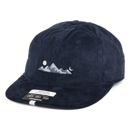 Patagonia Hats Spirited Seasons Skyline Corduroy Snapback Cap - Navy Blue