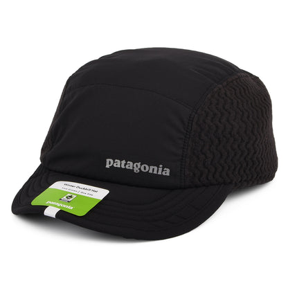 Patagonia Hats Winter Duckbill Baseball Cap With Earflaps - Black