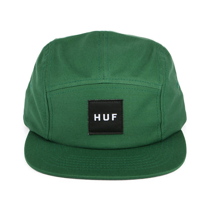 HUF Essentials Box Logo 5 Panel Cap - Forest