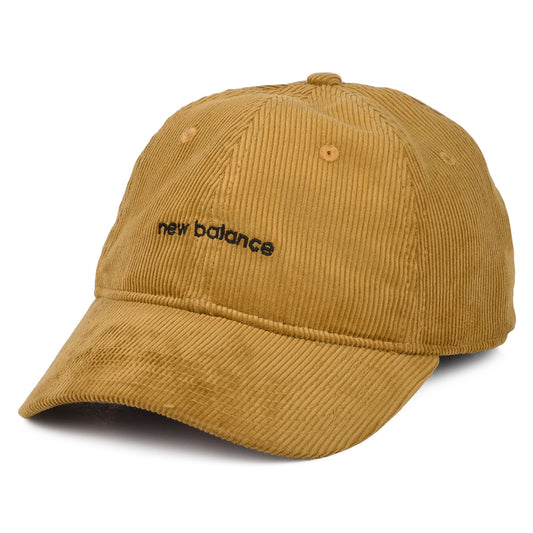 New Balance Hats Washed Corduroy Baseball Cap - Camel