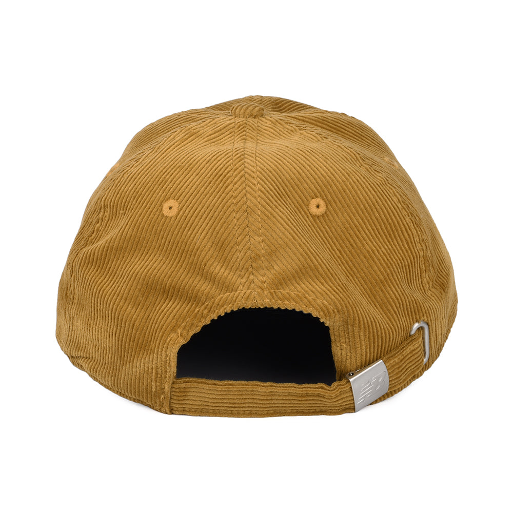 New Balance Hats Washed Corduroy Baseball Cap - Camel