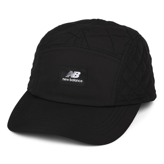 New Balance Hats Quilted Lifestyle 5 Panel Cap - Black