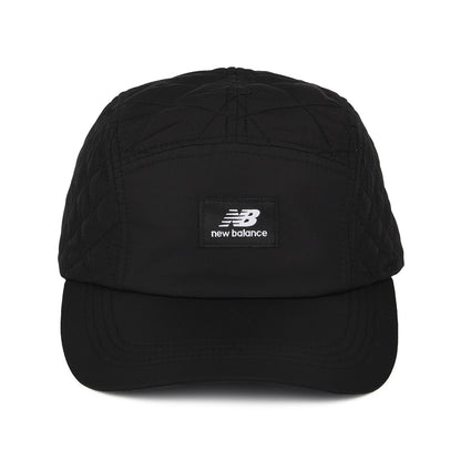 New Balance Hats Quilted Lifestyle 5 Panel Cap - Black