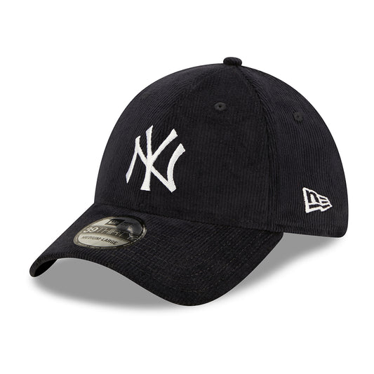 New Era 39THIRTY New York Yankees Baseball Cap - MLB Cord - Navy-White