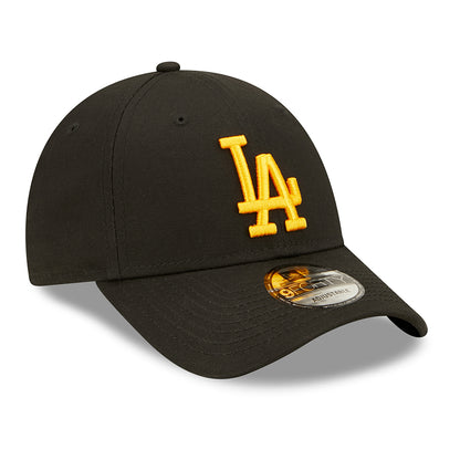 New Era 9FORTY L.A. Dodgers Baseball Cap - MLB League Essential - Black-Gold